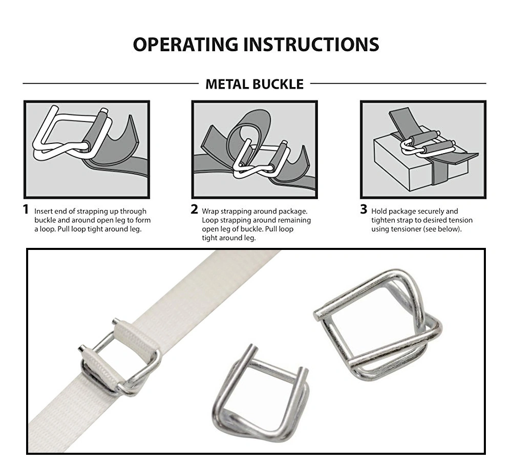 25mm Strap Wire Buckles for 25mm Polyester Cord Strap