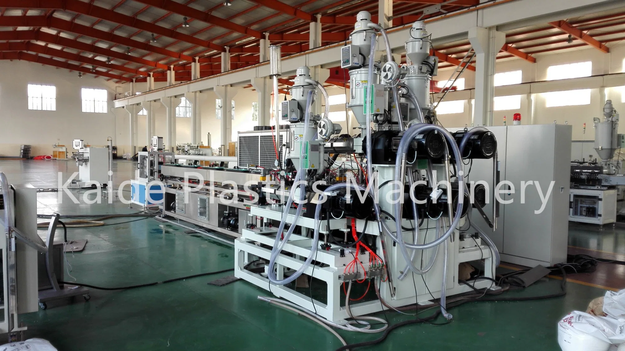 Plastic Making Single Wall Corrugated Pipe Extrude Machine Plant for Sale
