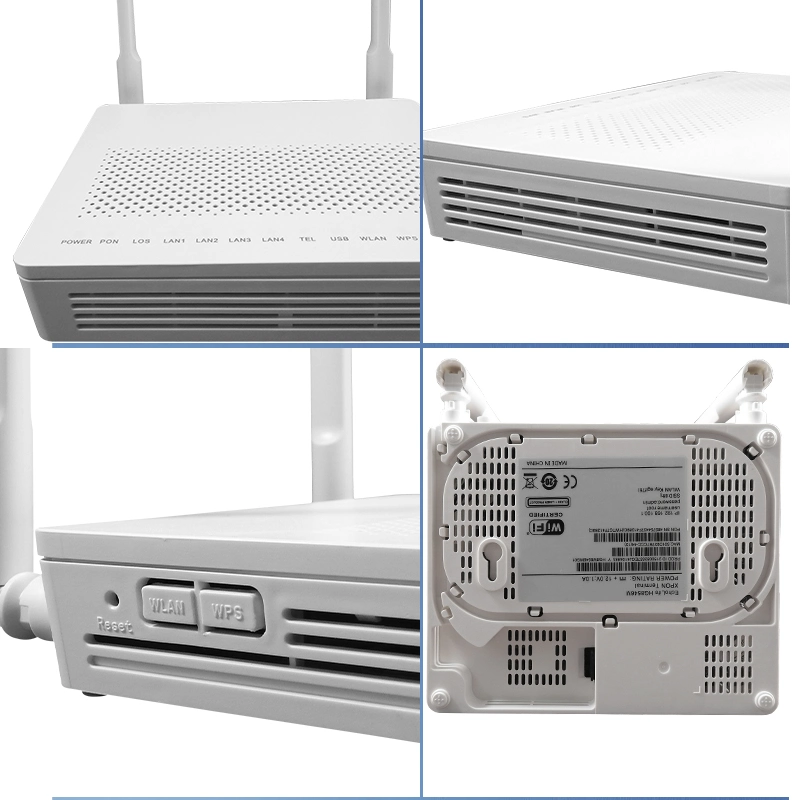 Высококачественный Hg8145X6 4ge 1tel 1USB 4ports сетевой блок GPON XPON EPON ONT 5dBi WiFi для модема в режиме реального времени