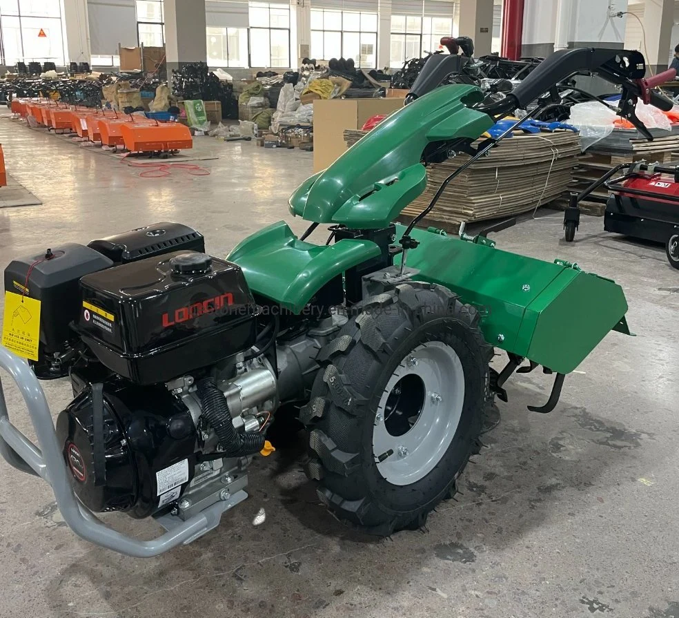 Loncin gasolina 14CV en dos ruedas Tractor agrícola Walk-Behind