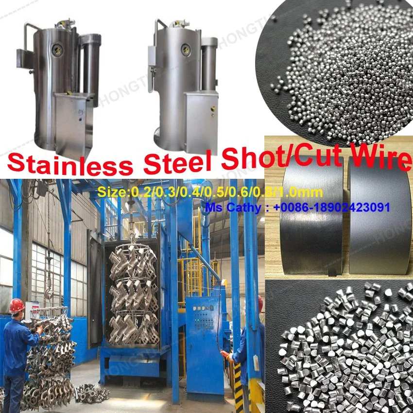 Blasting Media Stainless Steel Cut Wire Shot for Deblurring and Cleaning of Weldments