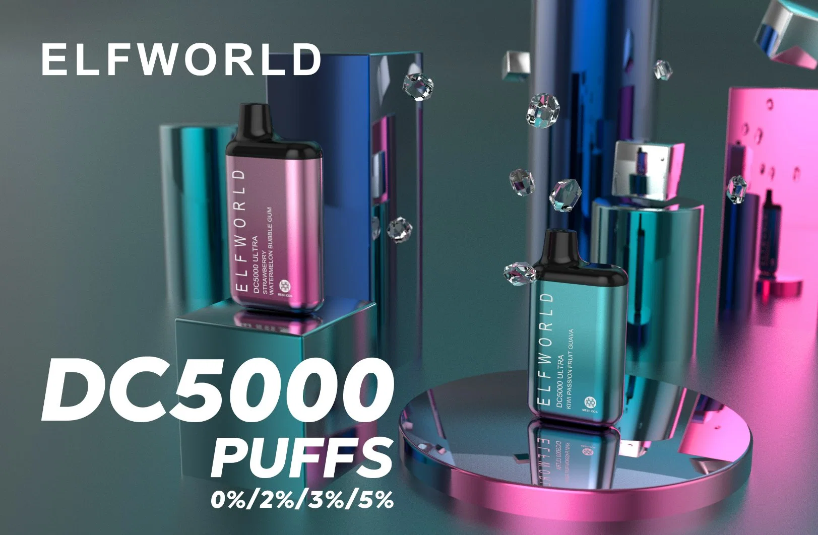 Barra de plumas VAPE desechable Elfworld DC5000 BC5000 5500 6000 Puffs Lost Elf Marry EB 5000puffs Starter Kits Hot Sell Factory Precio de Distribuidor barato USA en todo el mundo