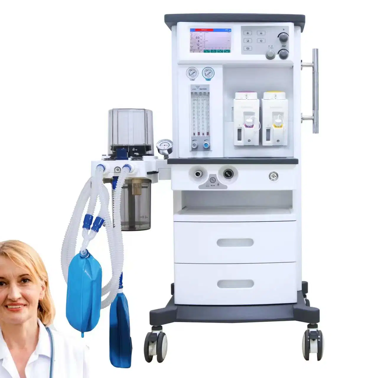 Anesthesia Machine System with Sevoflurane Vaporizer