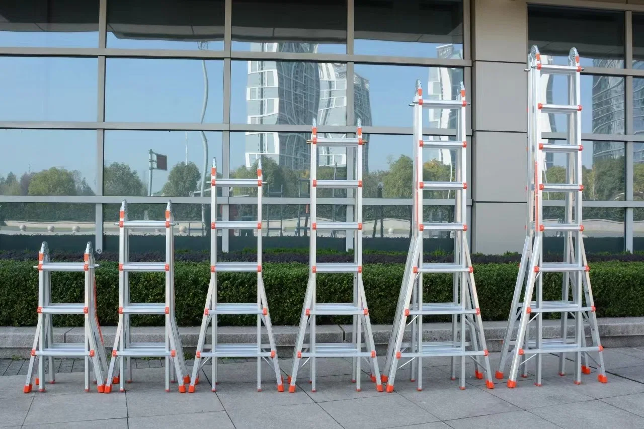 Foldable and Retractable Safety Ladders for Outdoor and Indoor Installation Engineering