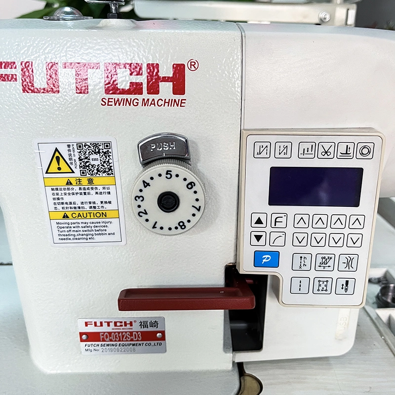 Fq-0312 Can Be Customized Automatic Side Cutting Medium Thick Material up and Down Compound Feeding Flat Seam Industrial Heavy Duty Computer Sewing Machine