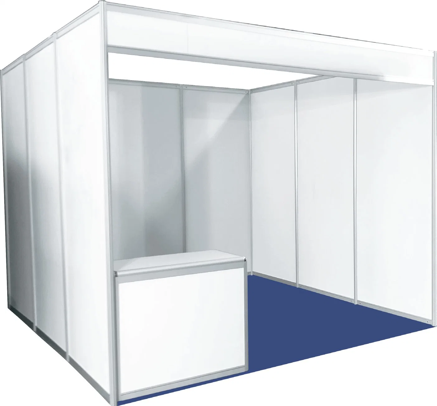 Aluminum Profile Modular Trade Show Booth Standard Exhibition Stand Display Racks