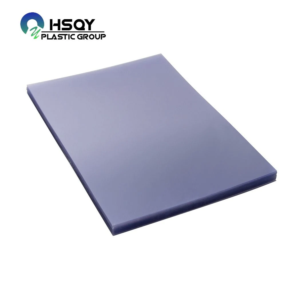 China Supplier A3 A4 Notebook Transparent Sheet Supplies PVC Sheet PVC Binding Cover