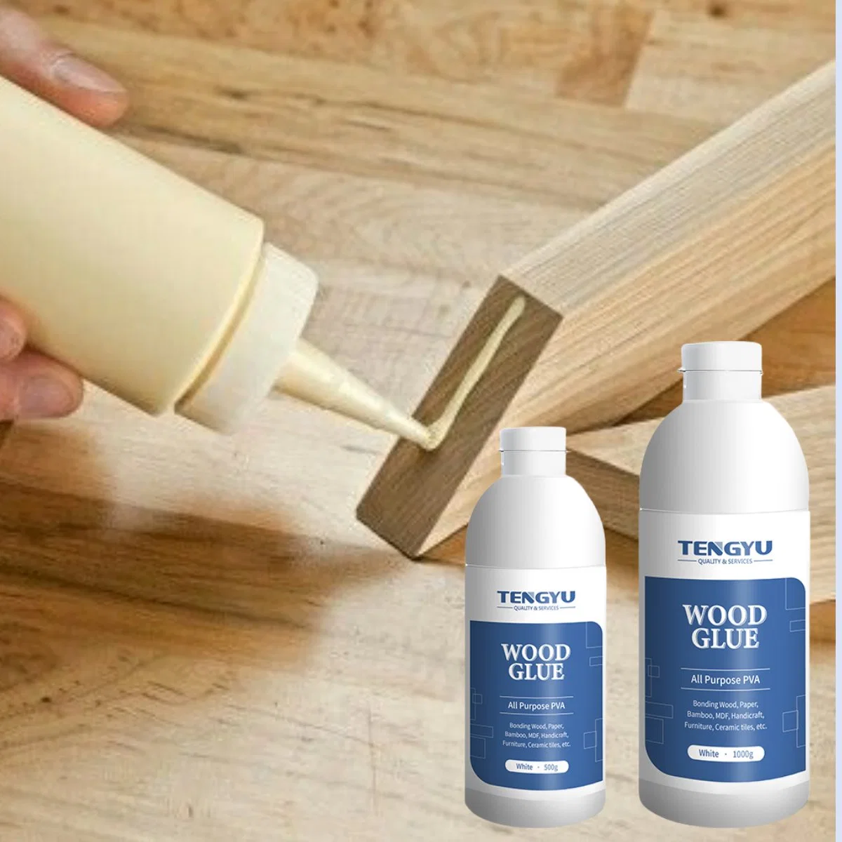 35% Solid Content Wood Glue PVAC Waterproof White Woodwork White Glue