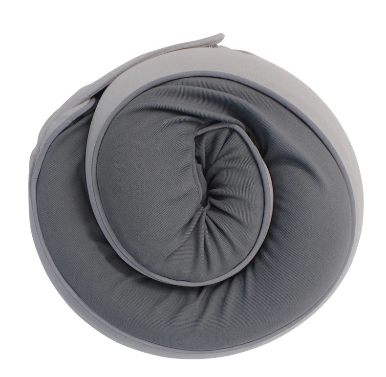 Conception ergonomique avec appuie-tête à 360°, mémoire haute densité 100 % Coussin de voyage en mousse