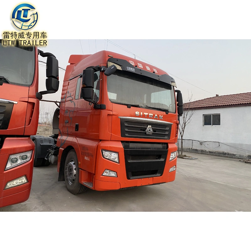 Chinese Used CNG Natural Gas Truck Head Sino HOWO T7h A7 Truck Tractor CNG 6X4 4X2 in Tajikistan