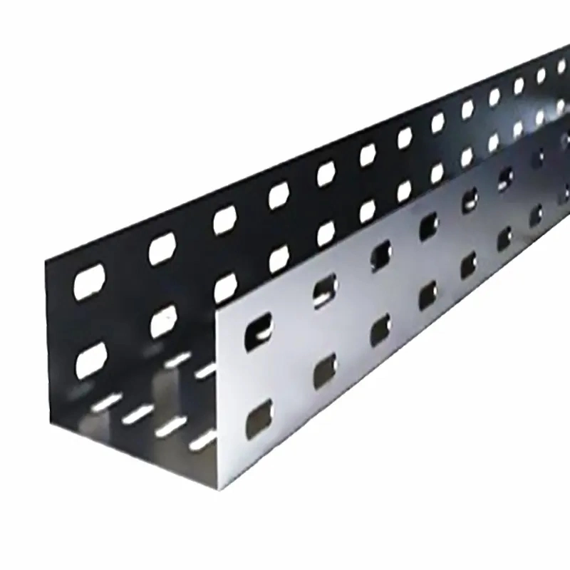 Plating Iron Cable Support Hot Dipped Galvanized Steel Cable Heavy Duty Perforated Cable Tray