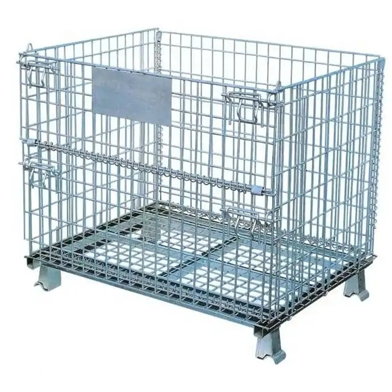 Powder Coating Folding Safety Platform Forklift Cage