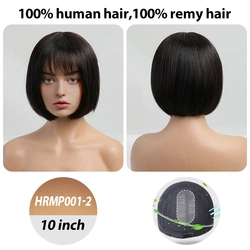 Gerade Frisur 6 Zoll Ombre Braun Kurze Bob Perücke 100% Remy Transparente Spitze Vordergewüllen Menschenhaar