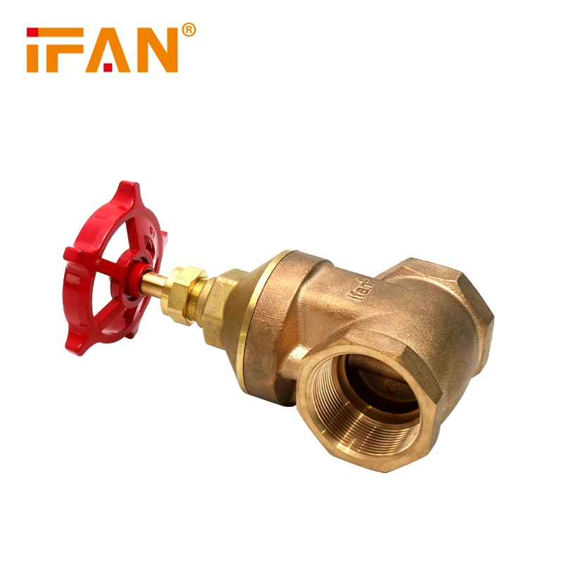 Ifan Wholesale/Supplier Gate Valve High Pressure Red Hand Wheel 2"3" Brass Gate Valve