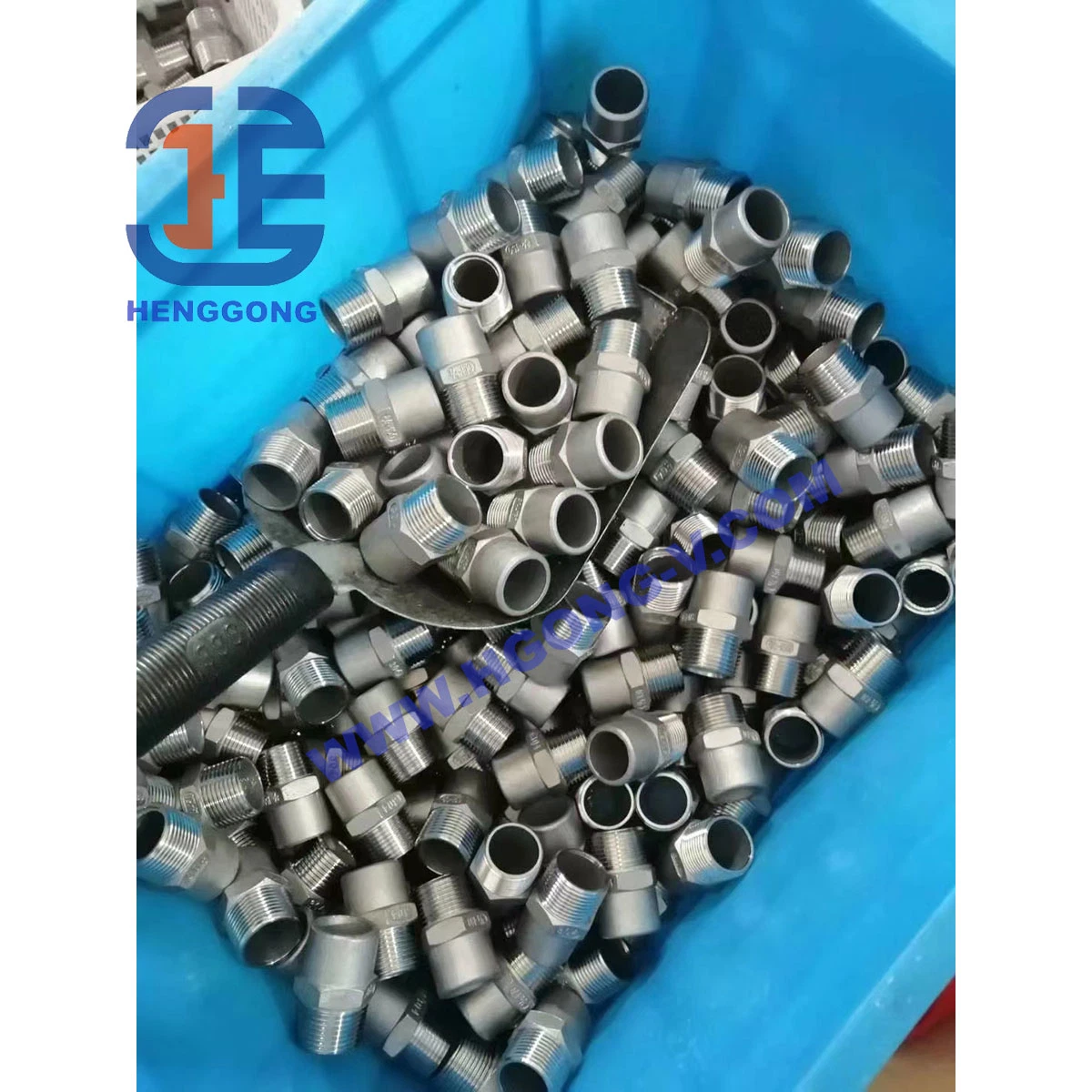 BS/API/ISO Carbon Steel NPT Bsp Male Thead Hydraulic Hose Connector/ Joint Thread Fitting