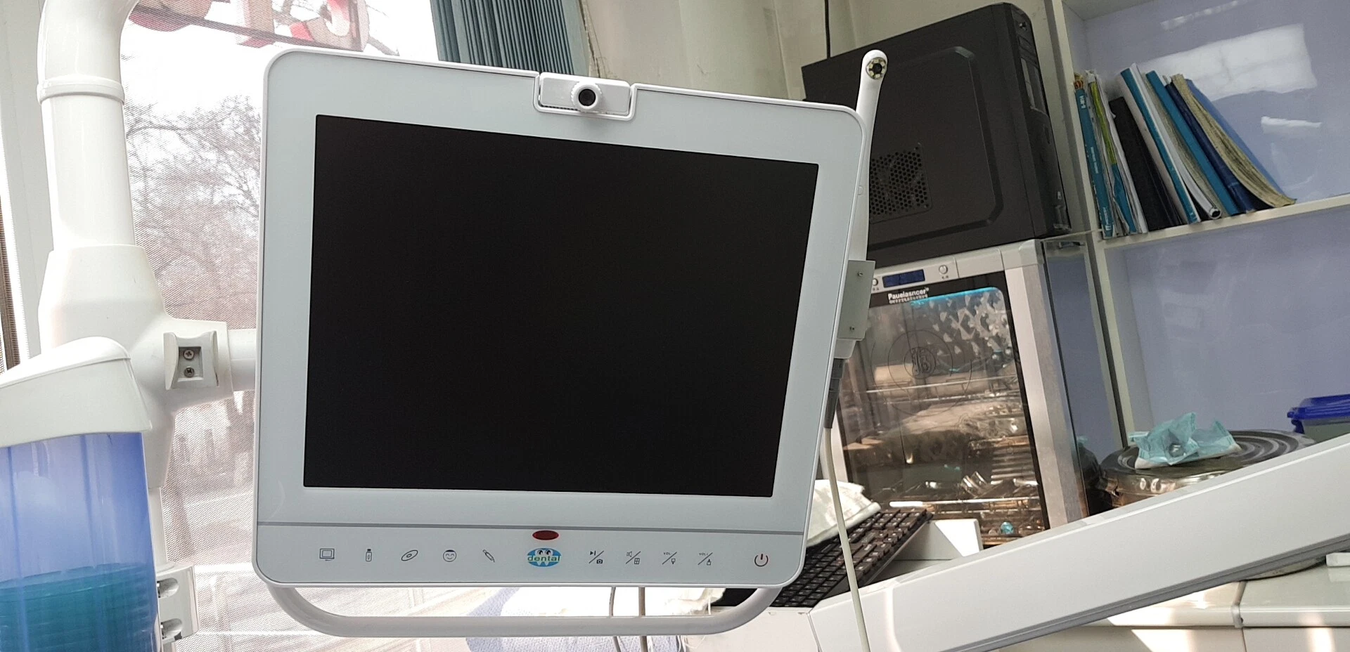 Cámaras intraorales profesionales con monitor LCD de 15 pulgadas MD1500aw inalámbrico Sistema de monitor de cuenta con cámara