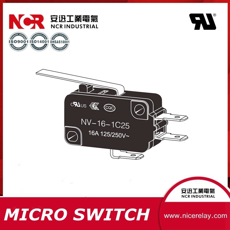 Reliable Basic Microswitch Short Hinge Roller Lever V Omron