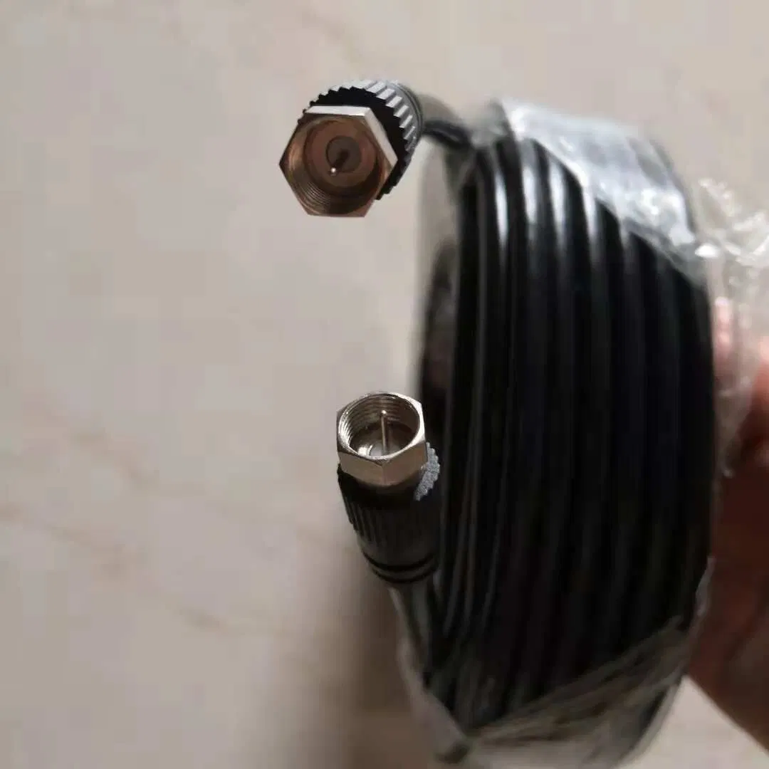 Venda a quente 3m pouca perda de sinal do cabo coaxial de antena de cobre CATV CCTV