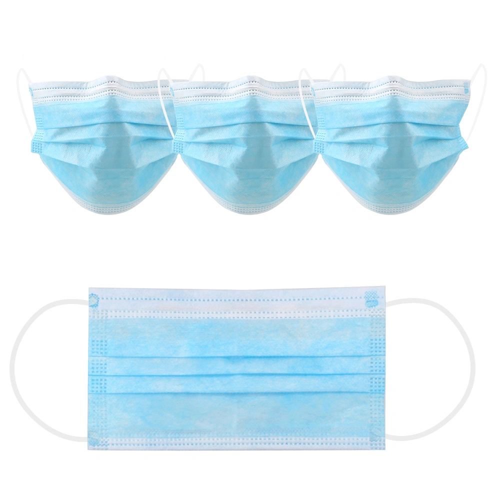 3Capas desechables Nonwoven máscara facial para uso personal