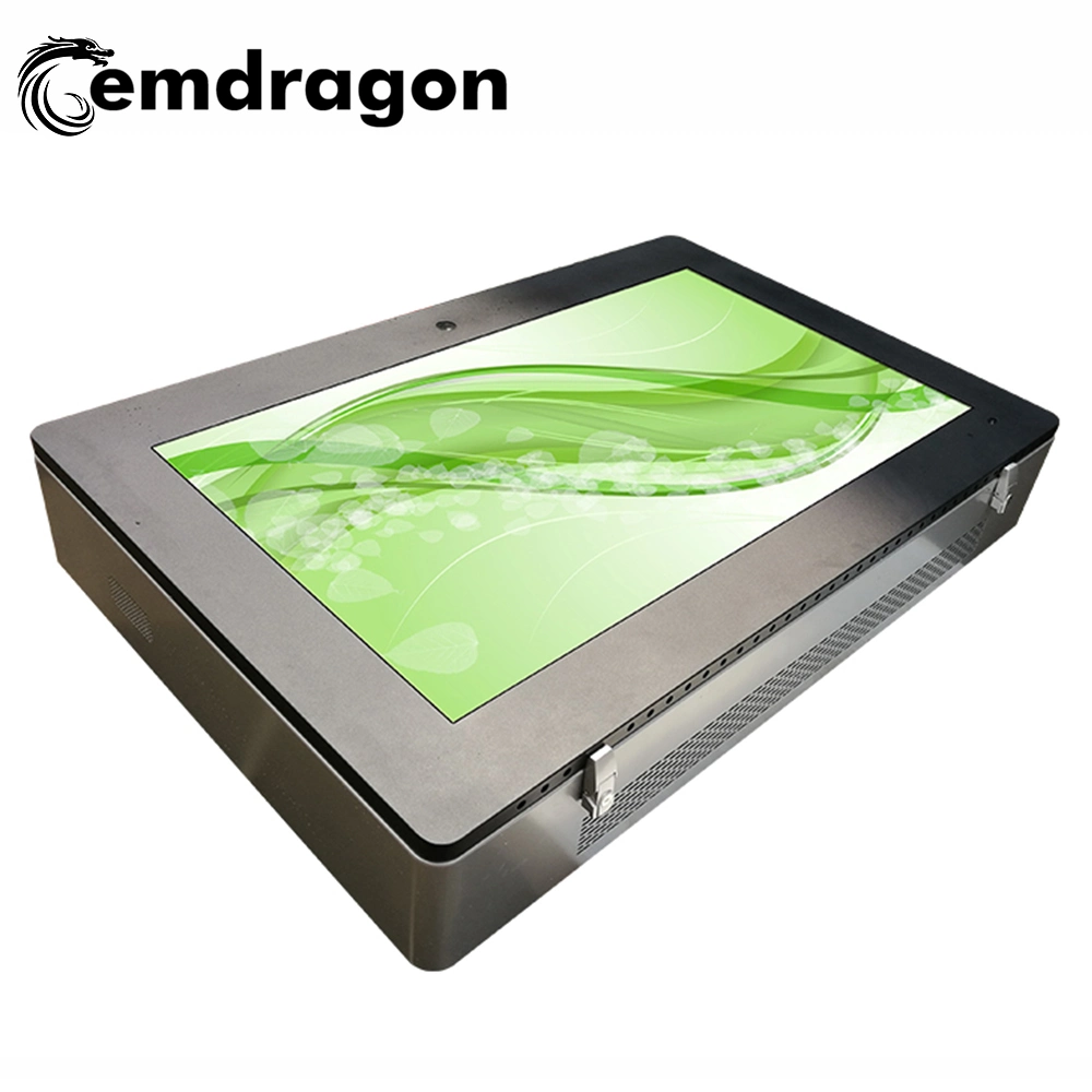 Android Infrared Touch Screen Monitor 47 Inch Air-Cooled Horizontal Screen Wall Hanging Outdoor Advertising Machine Bus LCD Screen Advertising