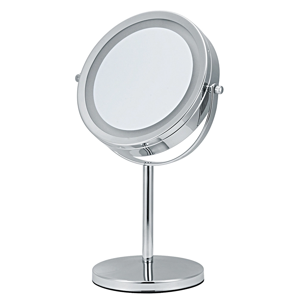 Dailyard Salon 7 Inch Chrome LED Stand Magnifying Makeup Beauty Magnified Mirror