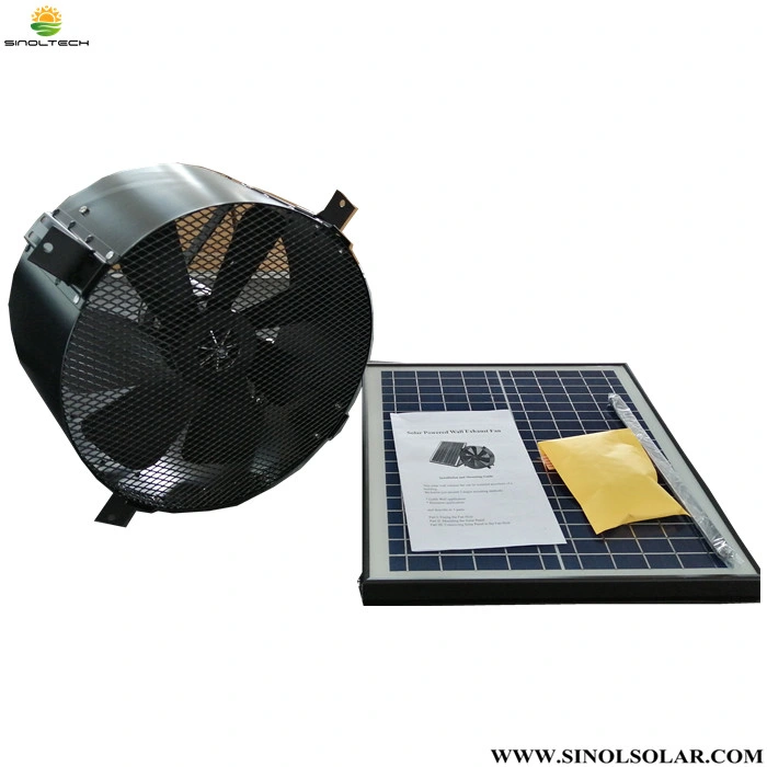 14inch 90W (40W+50W) Solar Powered Gable Vents (SN2018002)