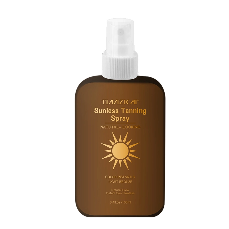 Face à eau pulvérisée de bronzage auto Tanner pour un bronzage naturel et progressif Sunless 100ml