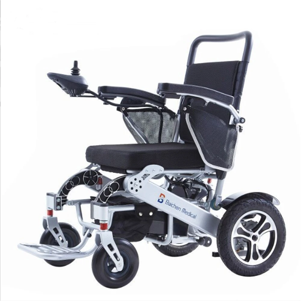 Fauteuil roulant électrique portatif léger à vendre à chaud pour personnes handicapées