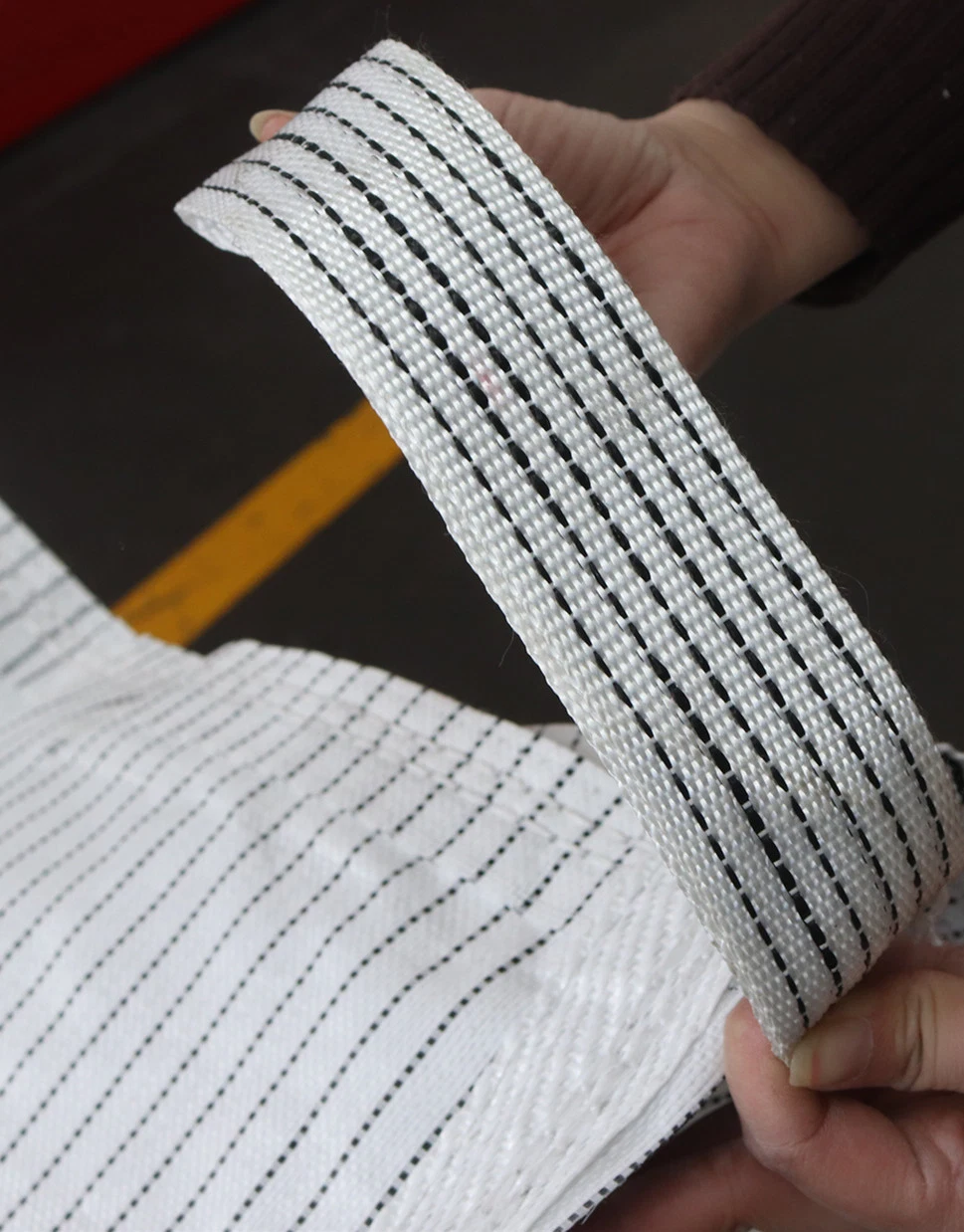 Type C D Conductive PP Polypropylene Woven Fabric with Conductive Thread