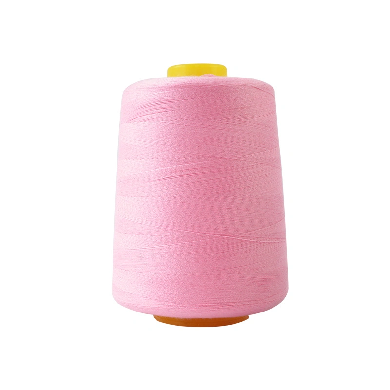 100% Spun Polyester Sewing Thread Dyed Plastic Cone Yarn 20s/2 30s/2 40s/2 50s/2 60s/2