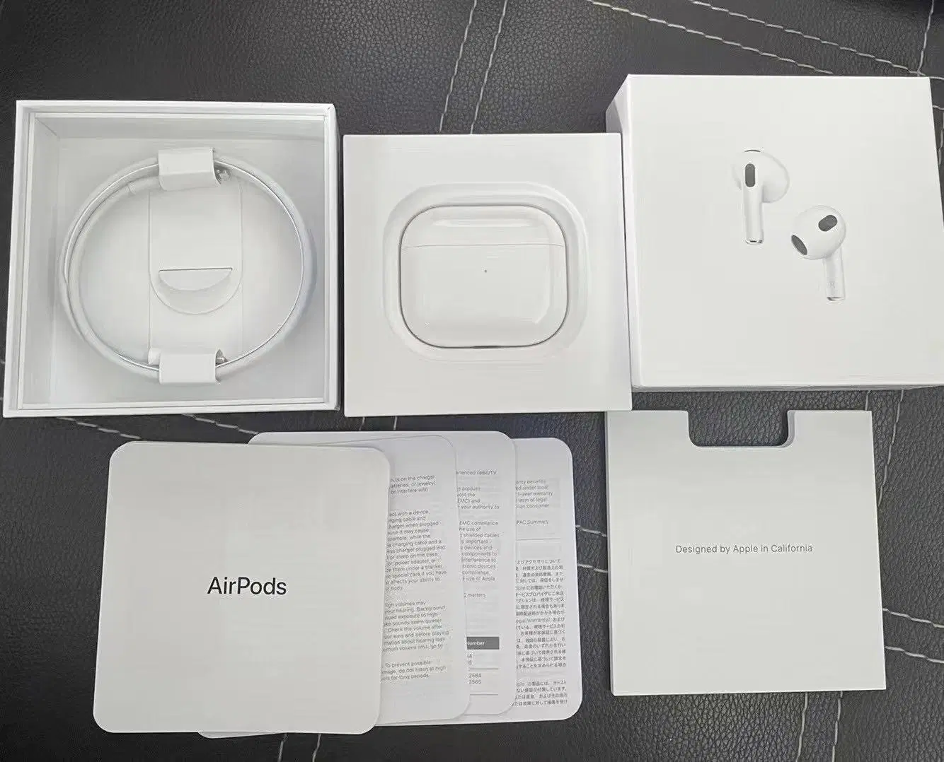 Un2566 Airpod (3e génération) avec le cas de chargement Magsafe (MME73) Casque AA