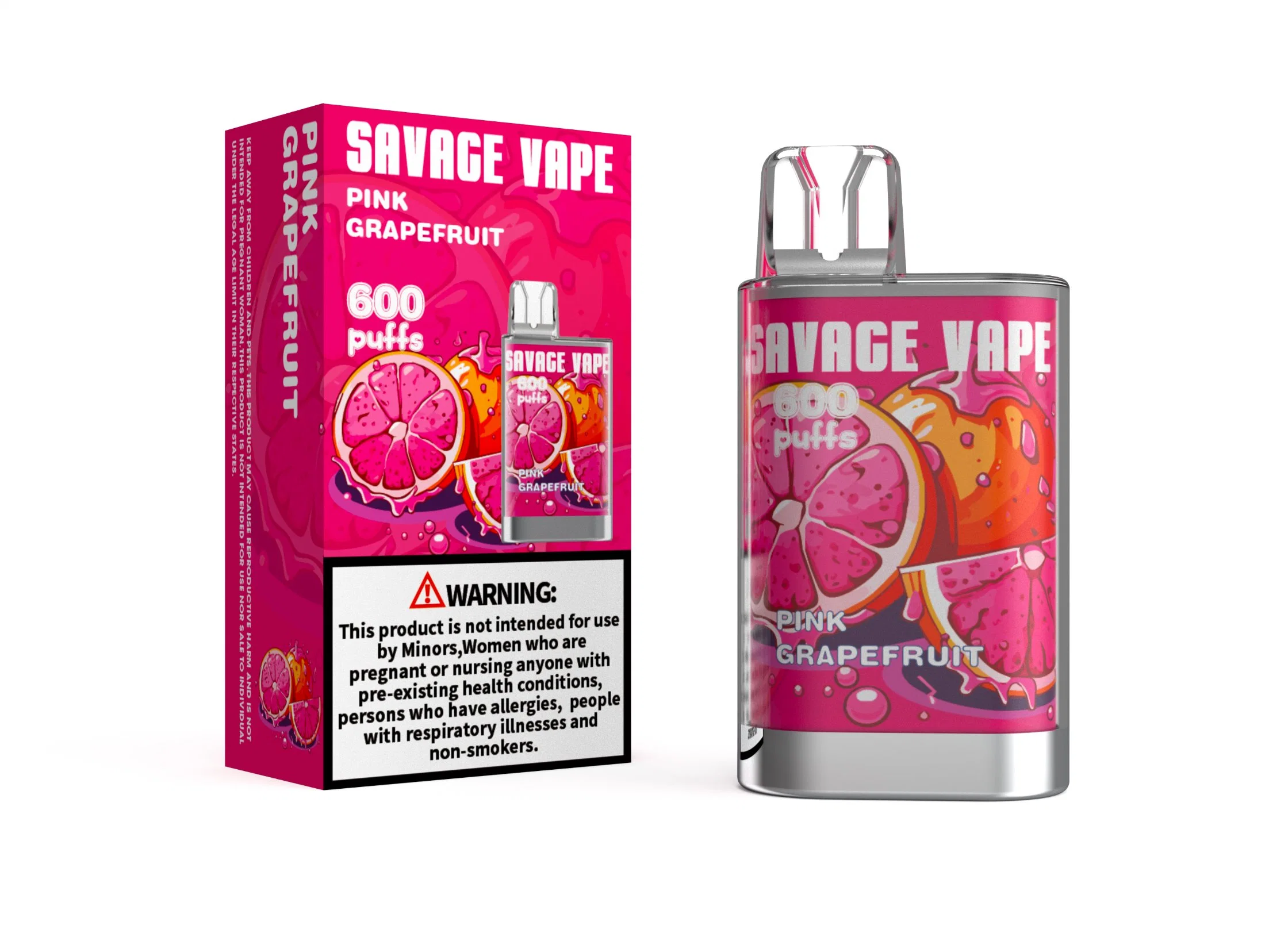 Deutschland Lager Original Savage Vape Crystal 600 Puff Einweg Vape Pen Pod Device 550mAh Vapes Kit 20mg Nic Großhandel Mini E Zigaretten 10pcs pro Packung