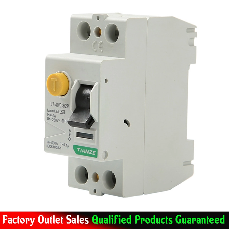 Tz-002 L7 Type 2p Residual Current Circuit Breaker (L7 RCCB)