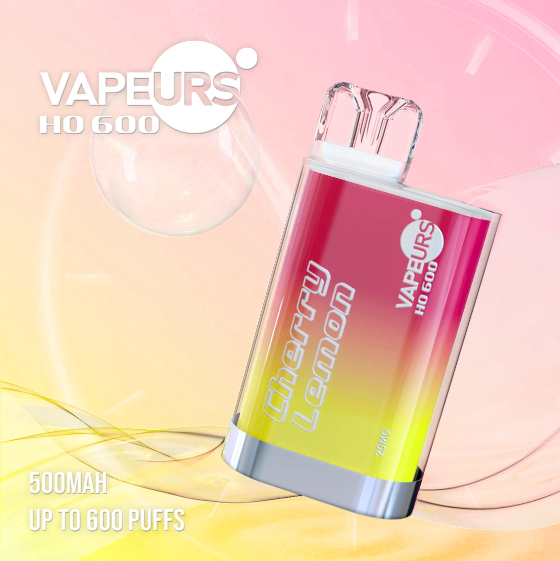 Vapeurs Vapeaze High-Quality Free Delivery E-Liquid 2ml Tasty Disposable/Chargeable Crystal Box Vape 600 Puffs Mini Box Cigarette