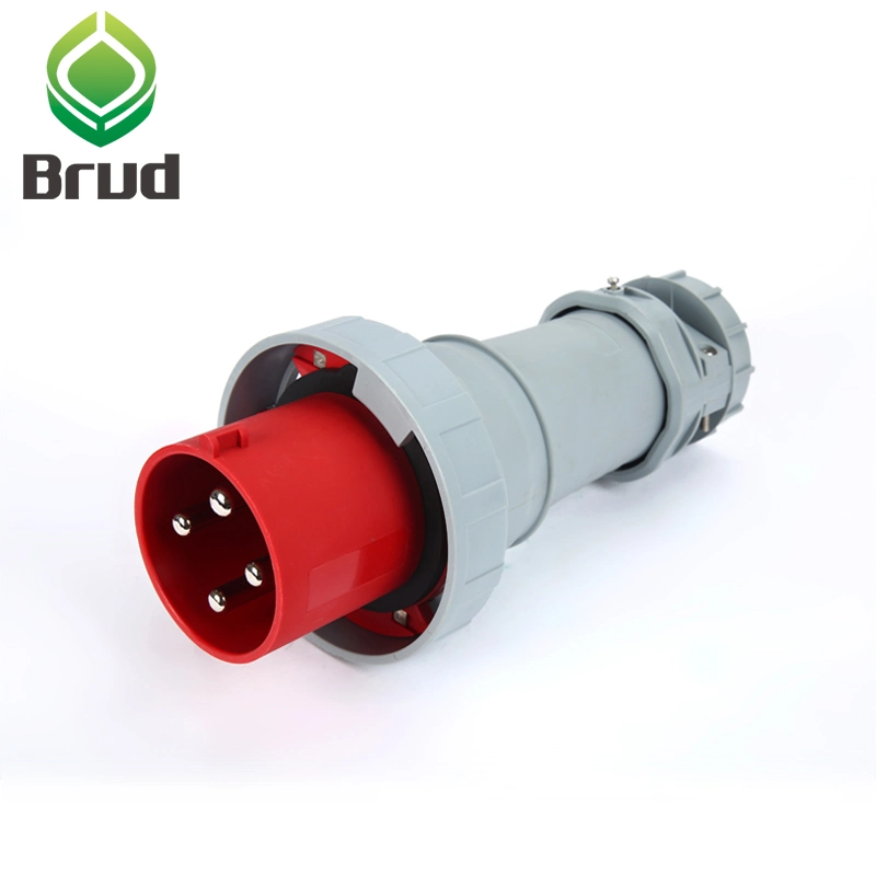 IEC 60309 125A 4p Red International Power Plugs (QX1443)