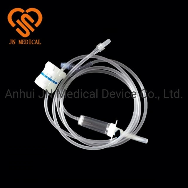 Disposable Infusion Drip Giving Set with Infusion Filter Flow Regulator