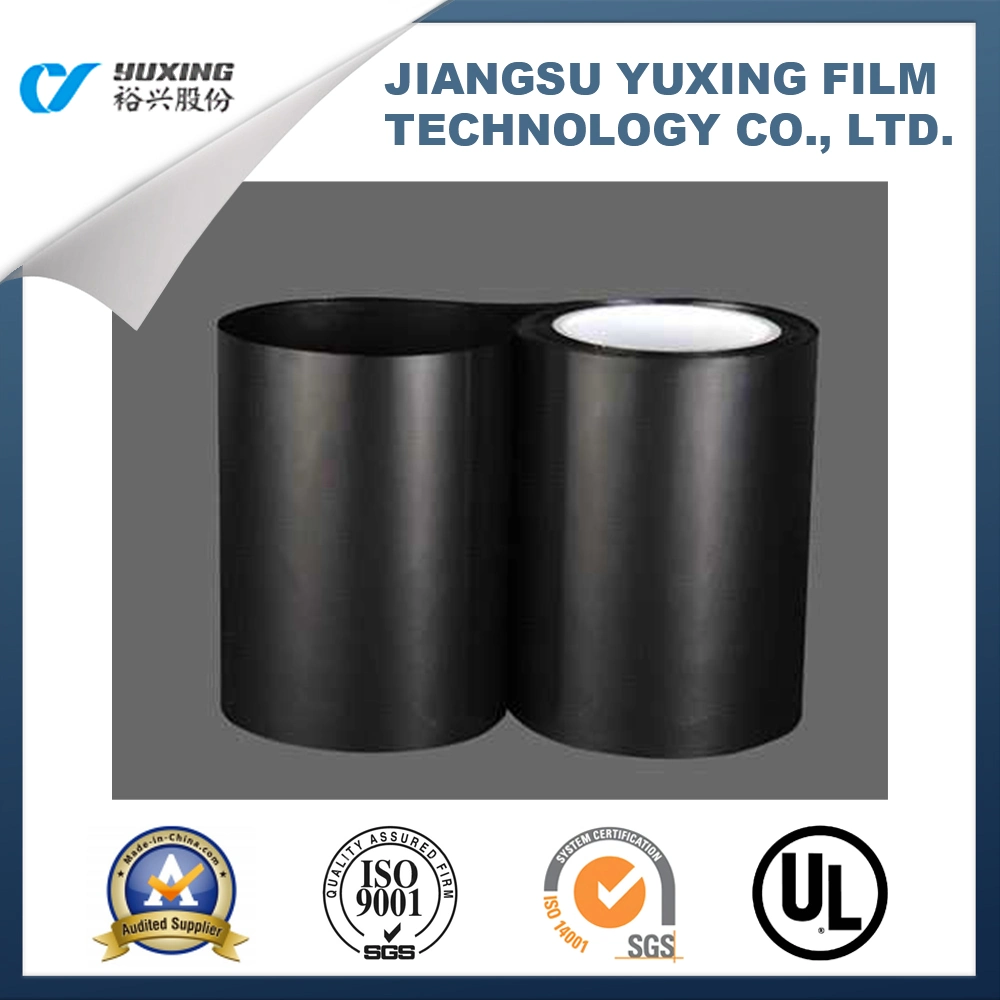 0.05-0.25 mm Black Stretch Pet/Polyester Film with Good Shading for Adhesive Tape (CY28)