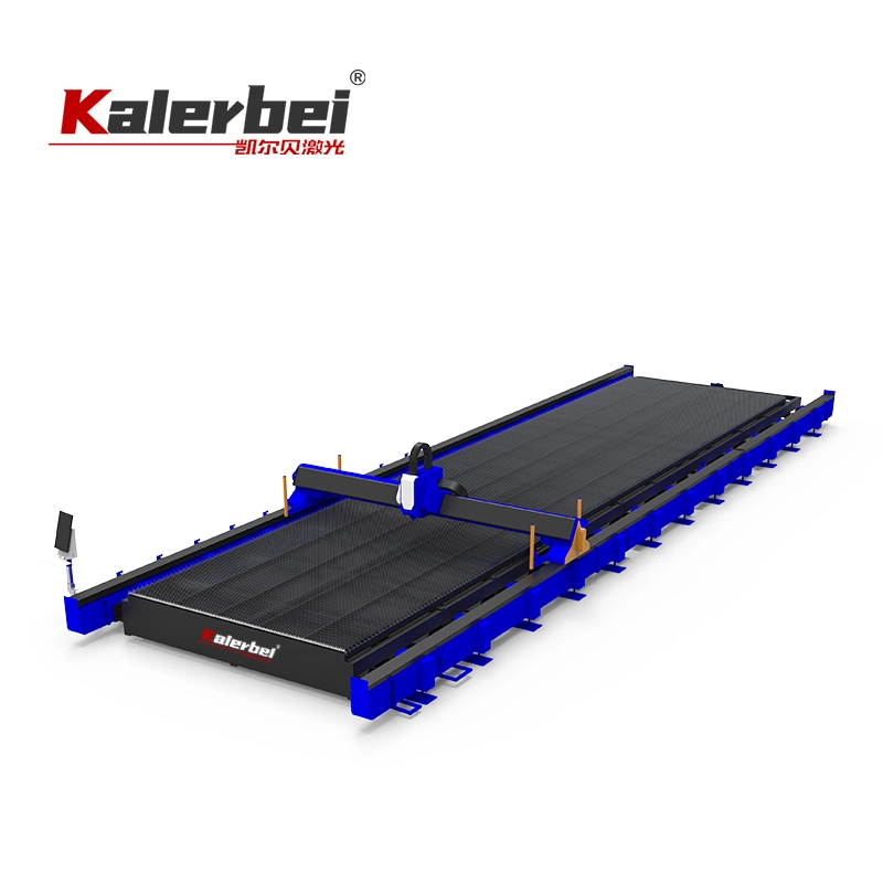 12kw 12030 Large Working Area Ground Rail Fiber Laser Cutting Machine for 40mm Mild Steel Plate Cutting with Low Price