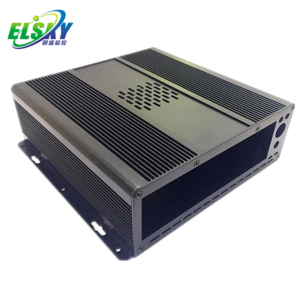 Fanless Embedded Core 1037u ordenador industrial basado en 1037U CPU admite 4 puertos USB