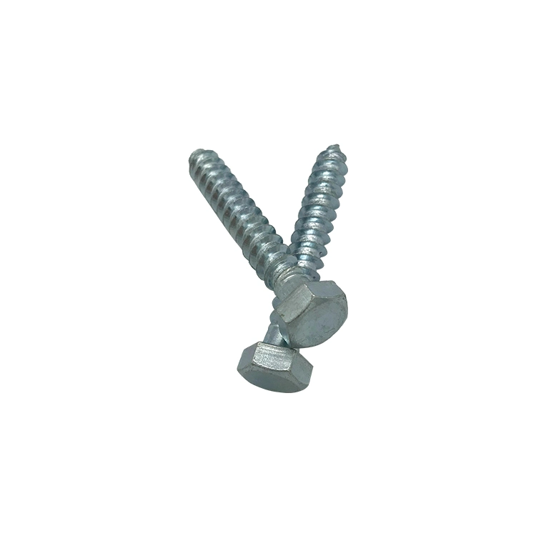 DIN571 Inch ASME B18.6.1 Stainless Steel Hex Head Lag Wood Screws