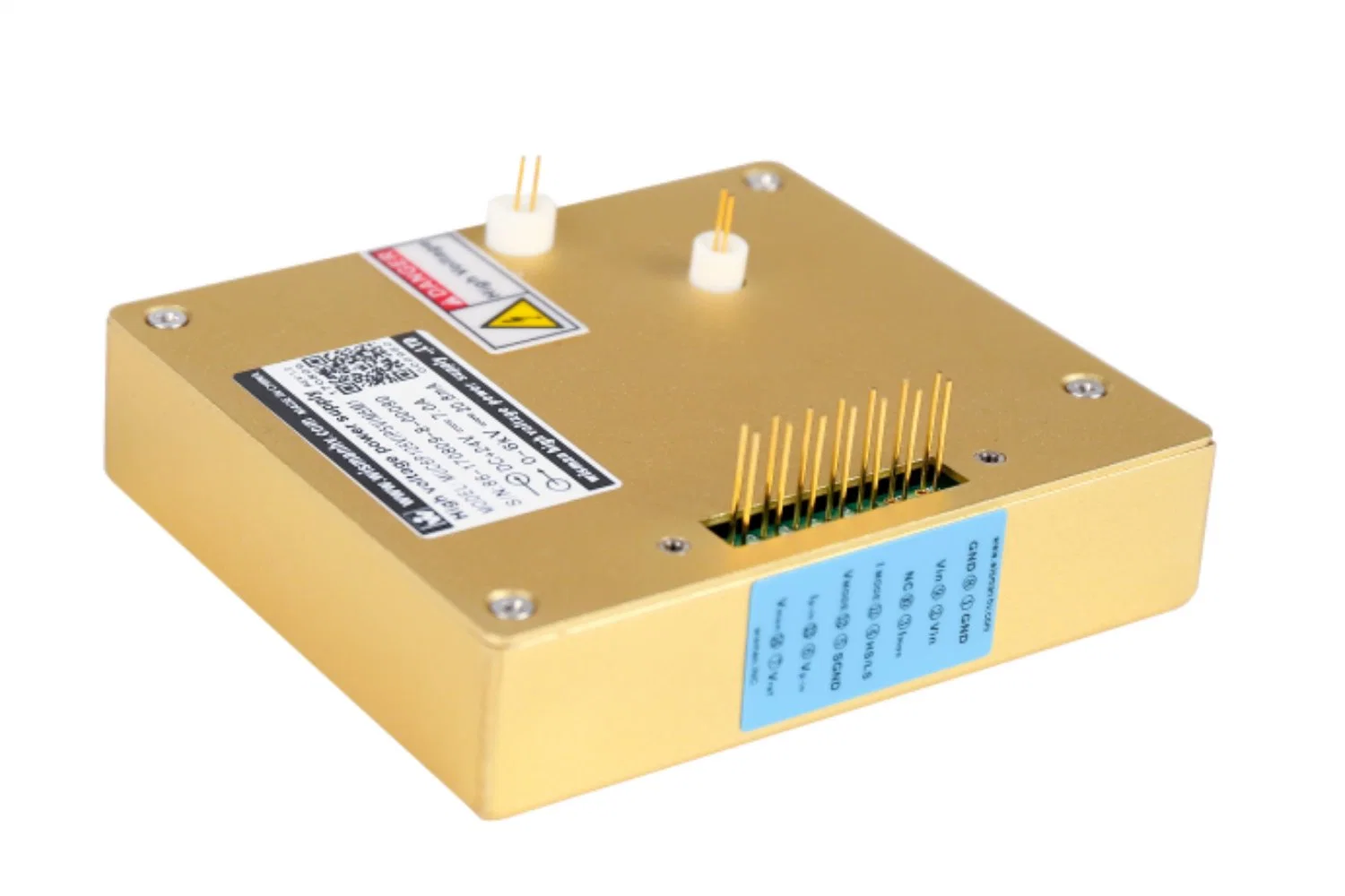 MUC Series Light Weight High Voltage Power Supply For Laser Pulse ( 125V-60kV,60W-250W)