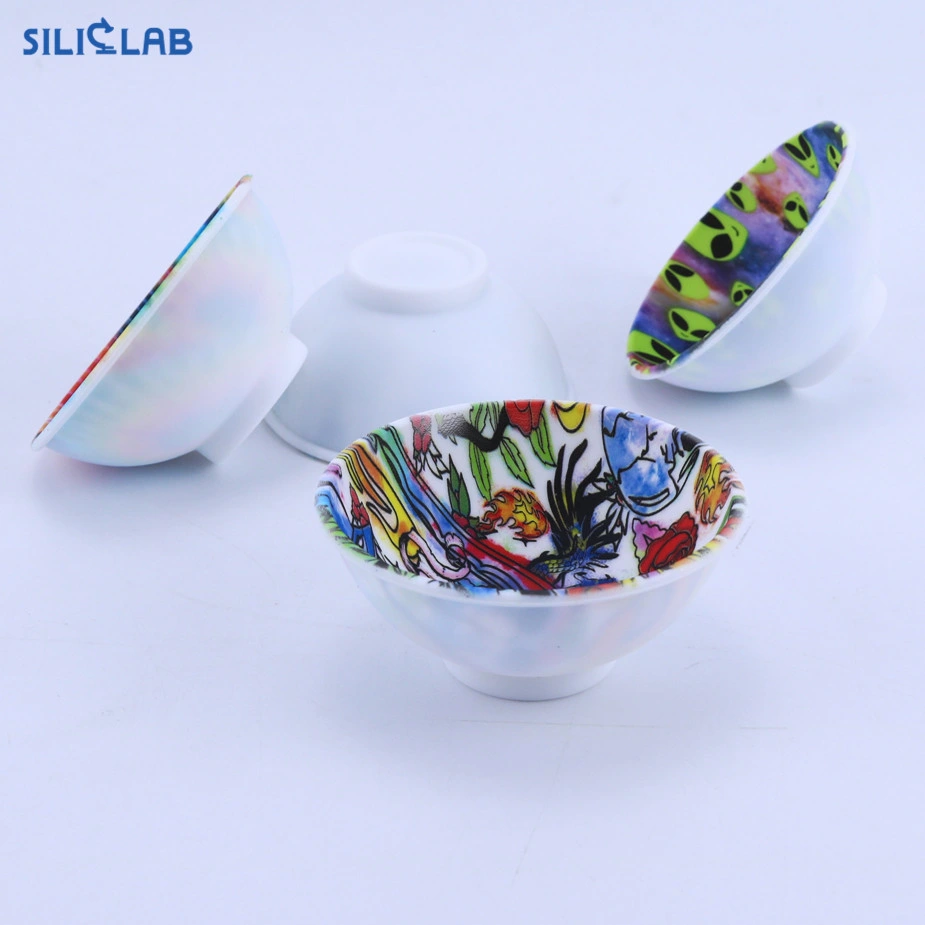 Dry Herb Smoking Accessories Silicone Bowl for Wax Oil Smoke