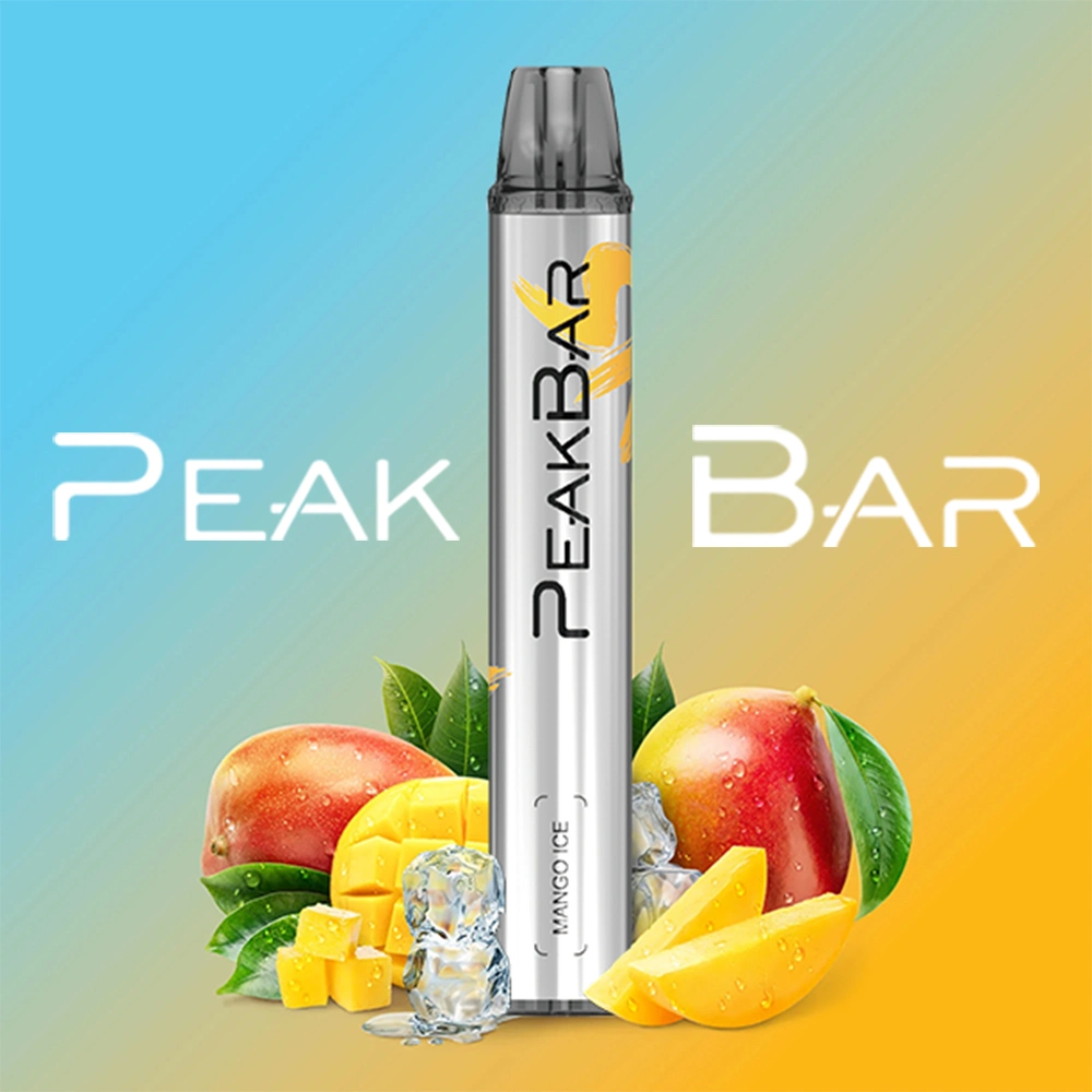 Nieve Peakbar E cigarrillos 800 inhalaciones de Vape Mayorista/Proveedor Mini Vaporizador de pluma de humo de los vapores de sabores de frutas de la barra de Puff atomizador con bloqueo para niños