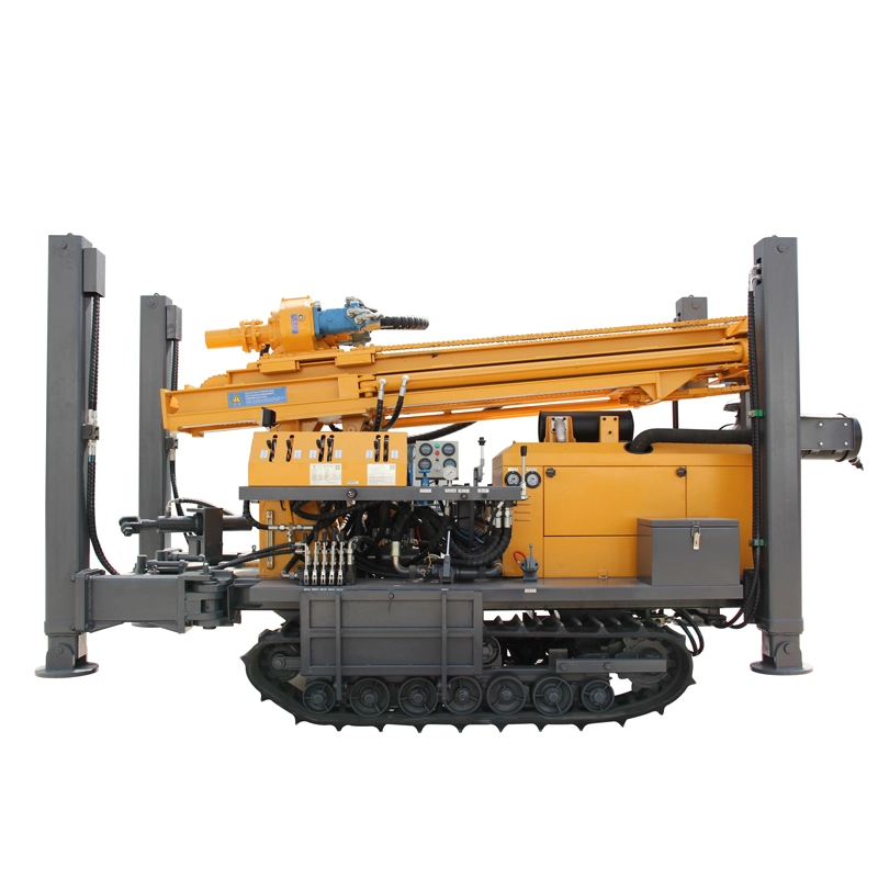 50m 100m 180m Meters Hydraulic Diesel Rock Portable Borehole Water Well Drilling Rigs Machines Mining Machinery