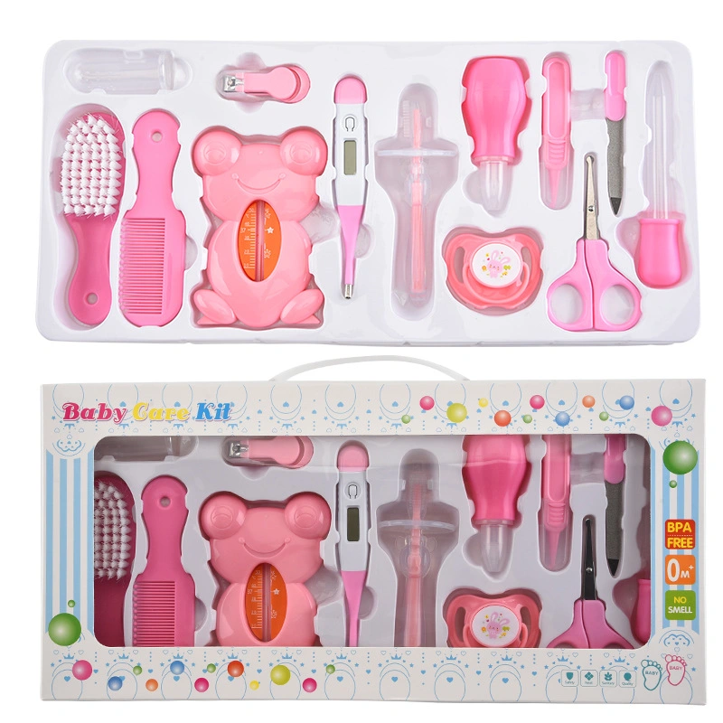 Baby Care Kit Thermometer Manicure Set for Newborn Baby 13PCS