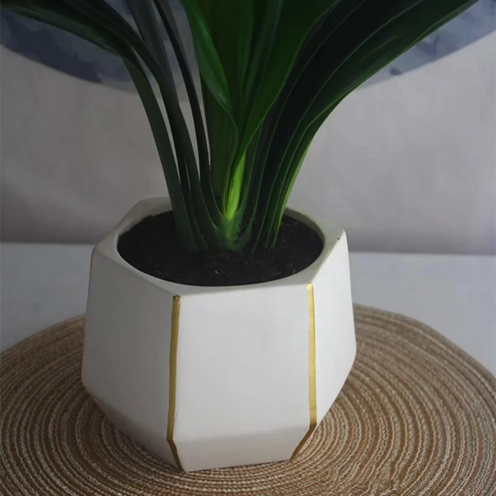 Plantador Pot Modern Planters Ceramic Geometric Flower vasos Ci21817