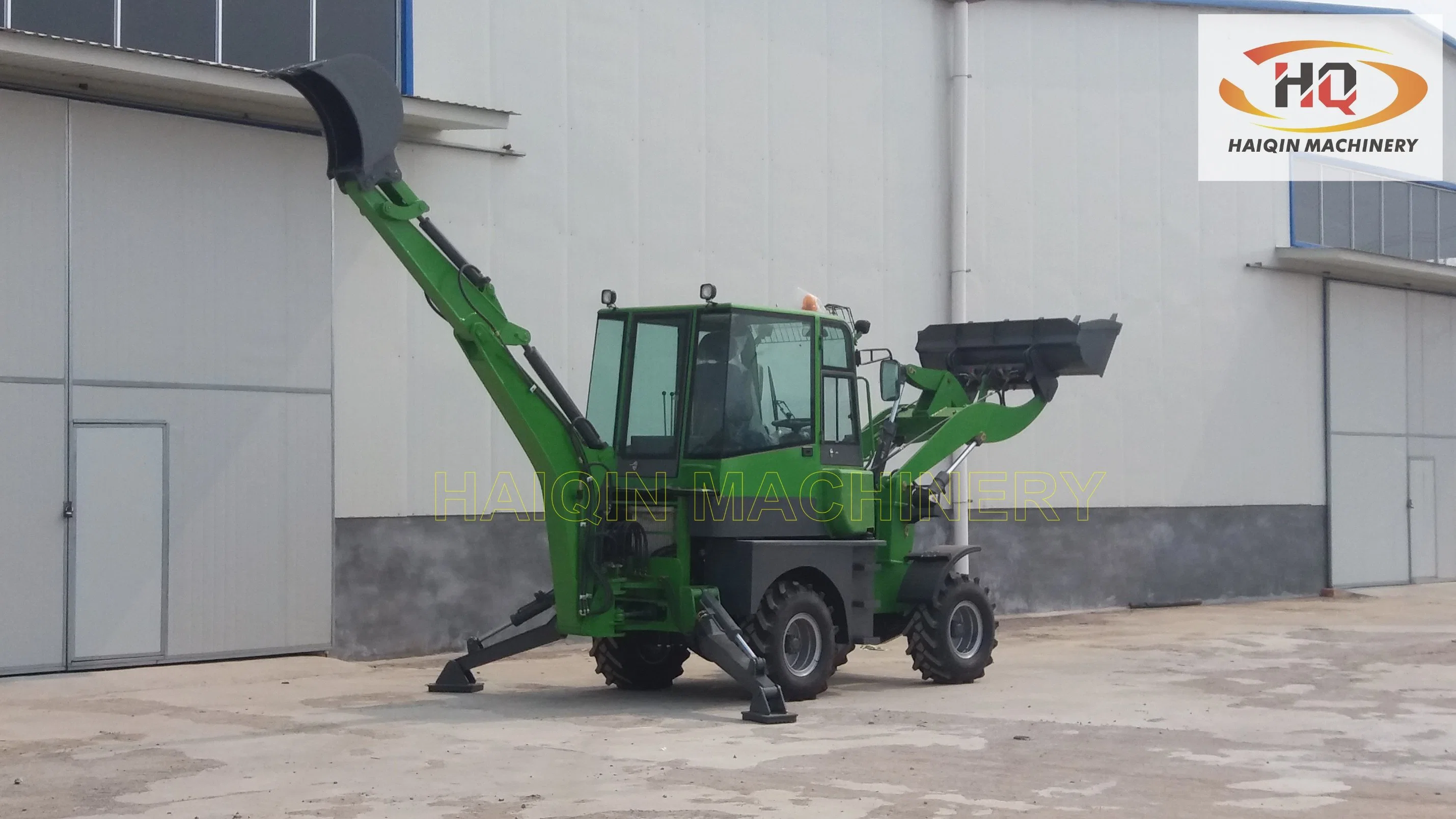 High quality/High cost performance 4WD Hydraulic Mini Backhoe Loader for Sale