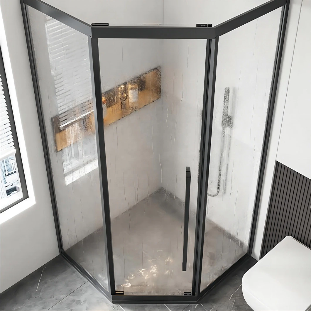 Qian Yan Hydro Massage Shower Cabin China 304 Ss Material Walk-in Shower Room Manufacturing Luxurious 304 Stainless Steel Corner Shower