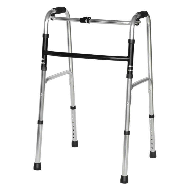 Medical Hospital Aluminium Seniors Elderly Folding Walker Rollator Disabled Walking Frame