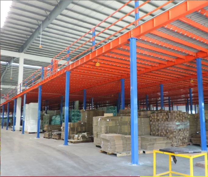 Heavy Capacity Used Forklift Warehouse Storage Industrial Pallet Rack Steel Structure Stair Handrail